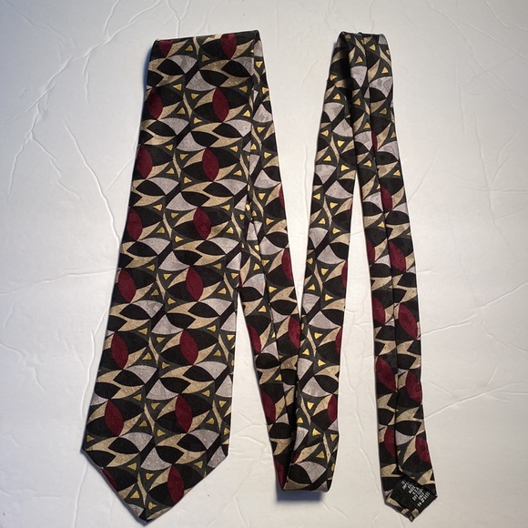Vintage 90s Ashberry Tie Imported Silk Made in the USA Necktie - Picture 5 of 11